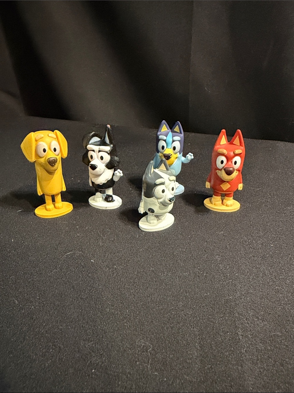 Set of Five Bluey Figures